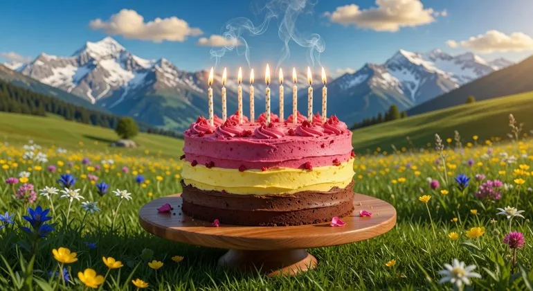Birthday candles incentive scene